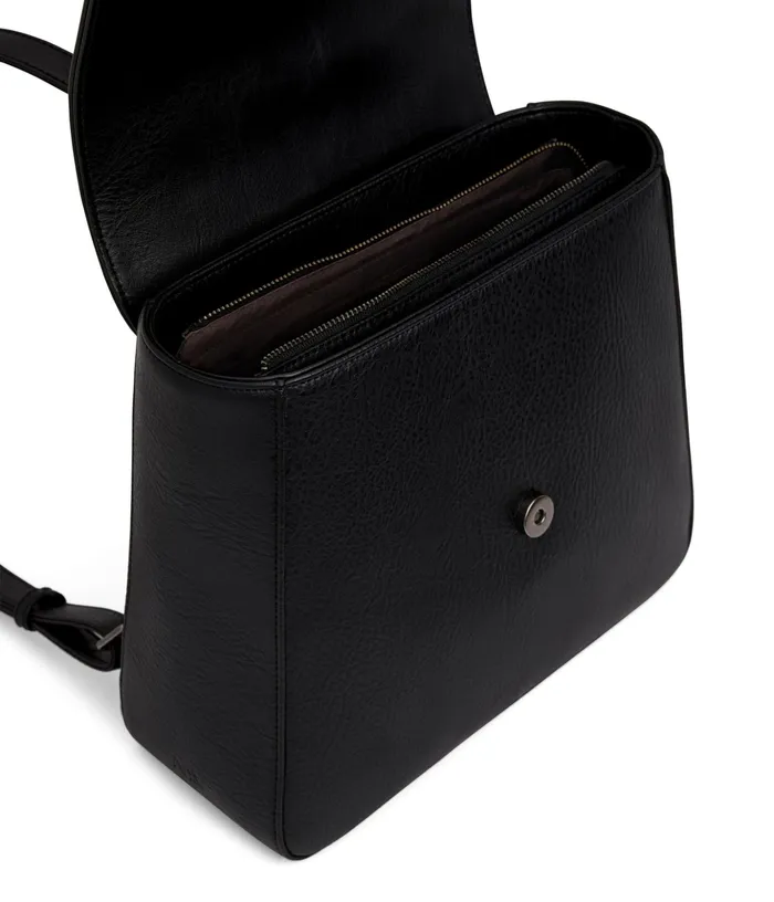 Women Quena Vegan Backpack 8211 Dwell Black Matt and Nat Backpacks