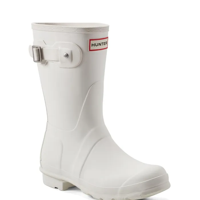 Women Rain Boots Hunter Boots Original Short Rain Boots Ivory