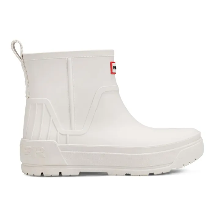 Women Rain Boots Hunter Boots Wales Waterproof Rain Booties White