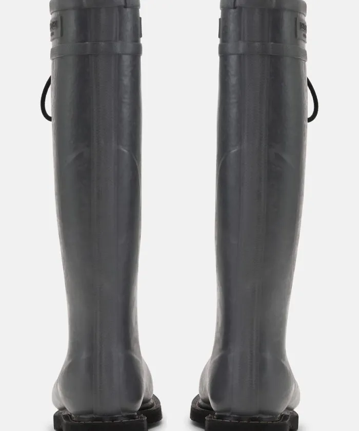 Women Rainboots Long Ilse Jacobsen Long Rubber Boots 8211 Grey