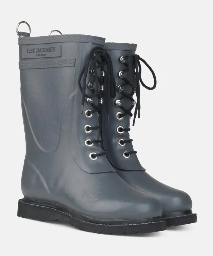 Women Rainboots Medium Ilse Jacobsen 34 Rubber Boots 8211 Grey