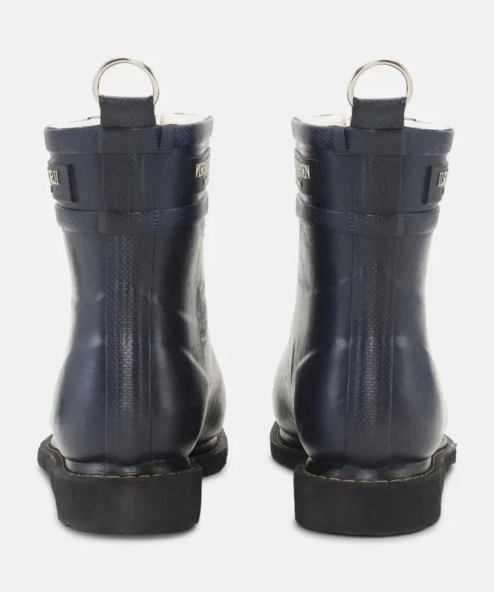 Women Rainboots Short Ilse Jacobsen Short Rubber Boots 8211 Dark Indigo