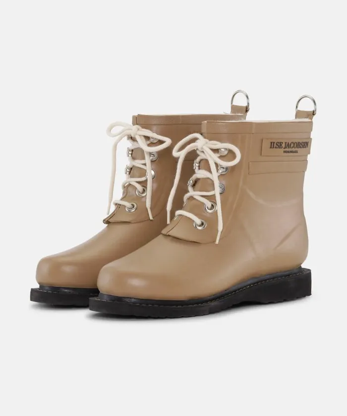 Women Rainboots Short Ilse Jacobsen Short Rubber Boots 8211 Otter