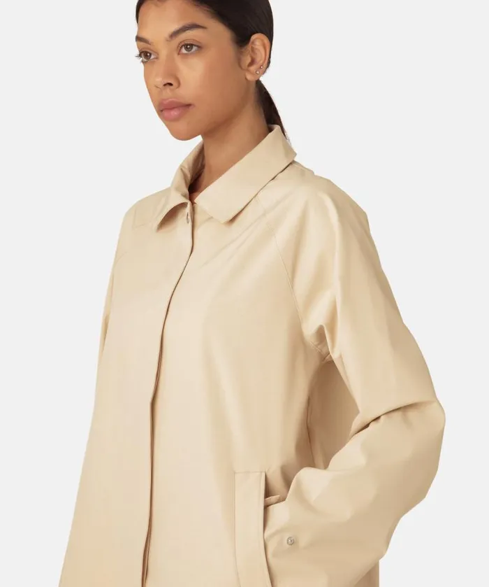 Women Raincoats Ilse Jacobsen Rain Jacket 8211 Beige