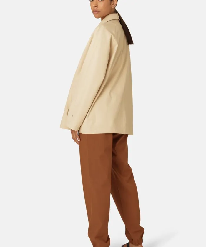 Women Raincoats Ilse Jacobsen Rain Jacket 8211 Beige