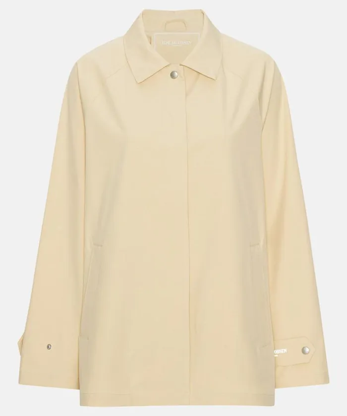 Women Raincoats Ilse Jacobsen Rain Jacket 8211 Beige