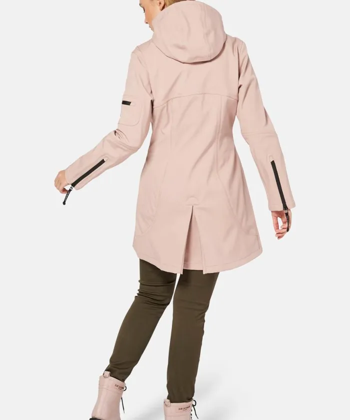 Women Raincoats Ilse Jacobsen Raincoat 8211 Adobe Rose