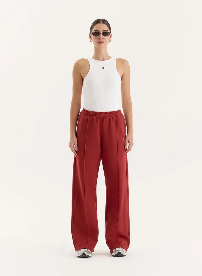 Women Red 4th Wide Leg Branded Joggers Fergie 4th and Reckless Joggers and Sweatpants Women Red 4th Wide Leg Branded Joggers Fergie 4th and Reckless Joggers and Sweatpants