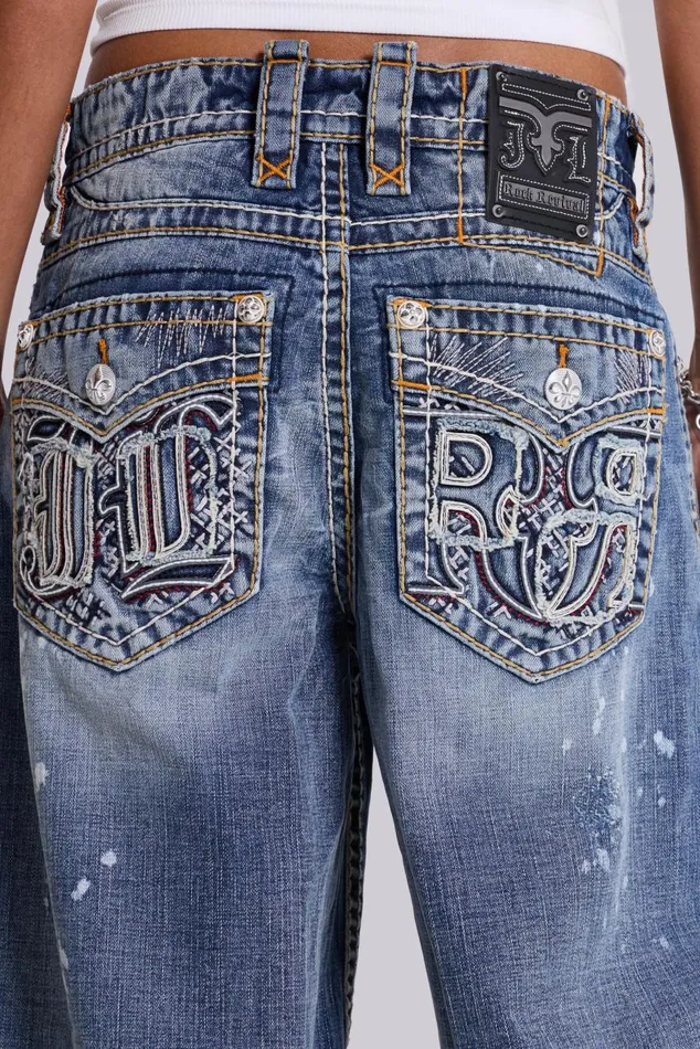 Women Rock Revival Axel Colossus Jeans Jaded London Baggy Jeans