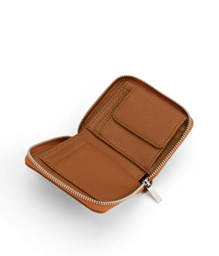 Women Rue Small Vegan Zip Wallet 8211 Purity Carotene Matt and Nat Wallets