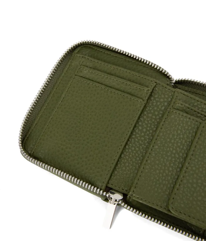 Women Rue Small Vegan Zip Wallet 8211 Purity Meadow Matt and Nat Wallets