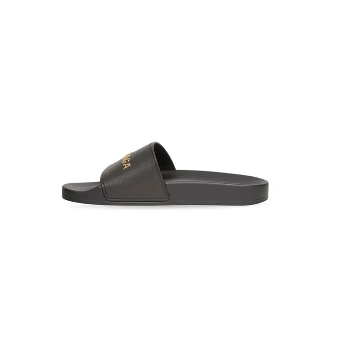 Women Sandals and Mules Balenciaga Pool Slide Sandal In Black