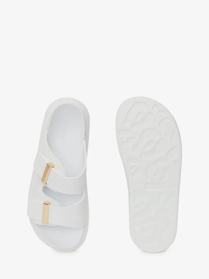 Women Sandals And Slides Alexander McQueen Hybrid Slide Ivory