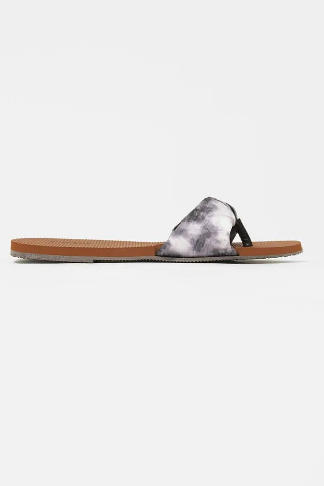 Women Sandals Cupshe Primorsko Tie Dye Toe Post Sandals Multicolor