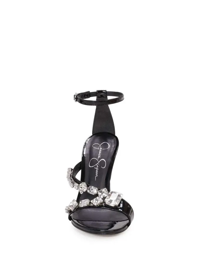 Women Sandals Jessica Simpson Raela Embellished High Heel Sandal In Black