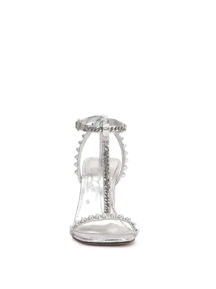 Women Sandals Jessica Simpson Siven High Heel Sandal In Silver
