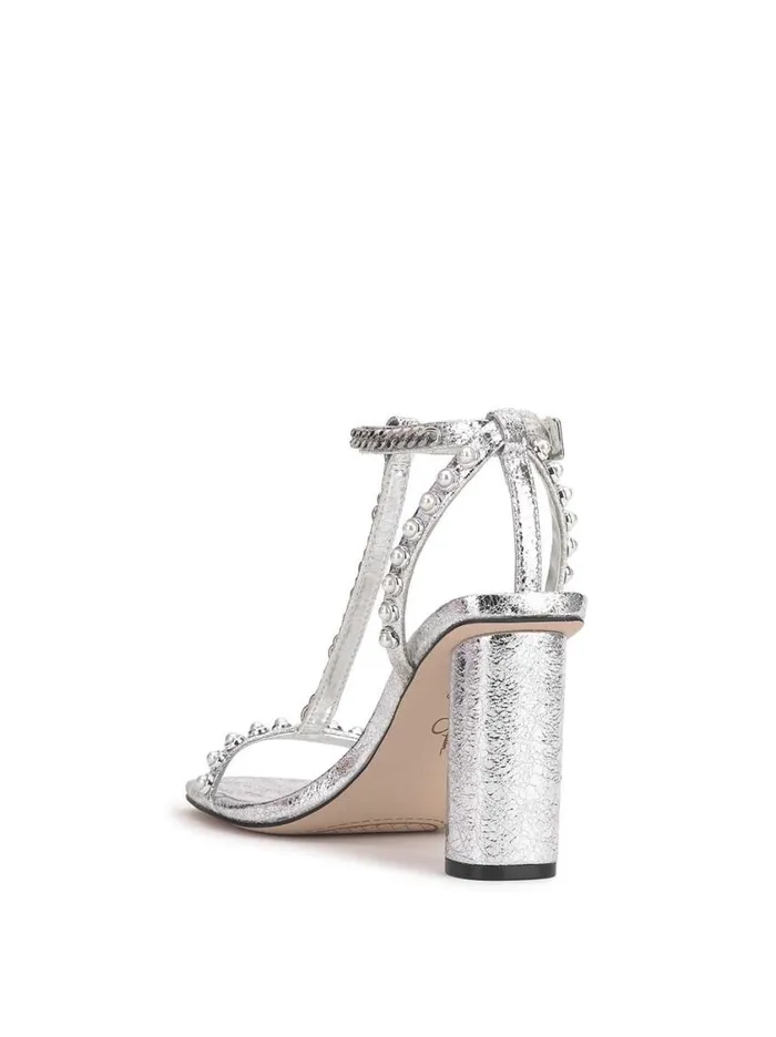 Women Sandals Jessica Simpson Siven High Heel Sandal In Silver
