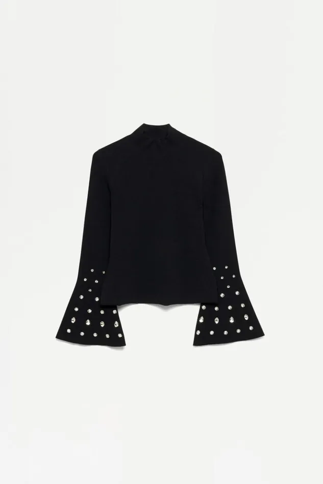 Women Savina Top Black Jonathan Simkhai Knitwear