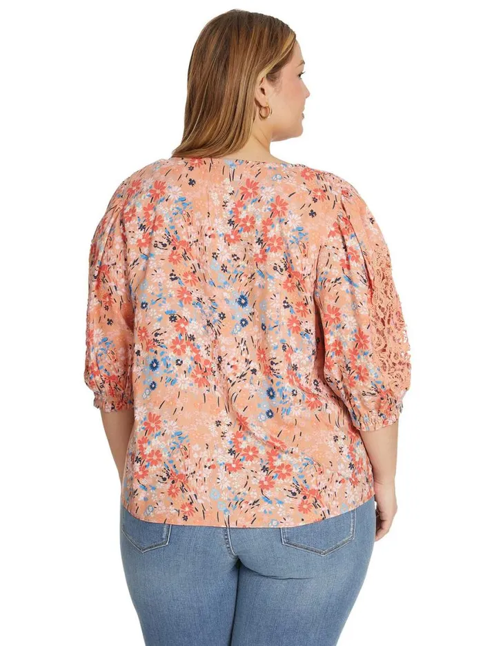Women Sets Jessica Simpson Sibyl Top In Blooming Pastures