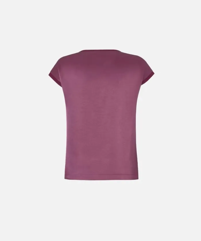 Women Shirts And Blouses Pinko Satin And Georgette Tshirt Blouse Grape Wine Women Shirts And Blouses Pinko Satin And Georgette Tshirt Blouse Grape Wine