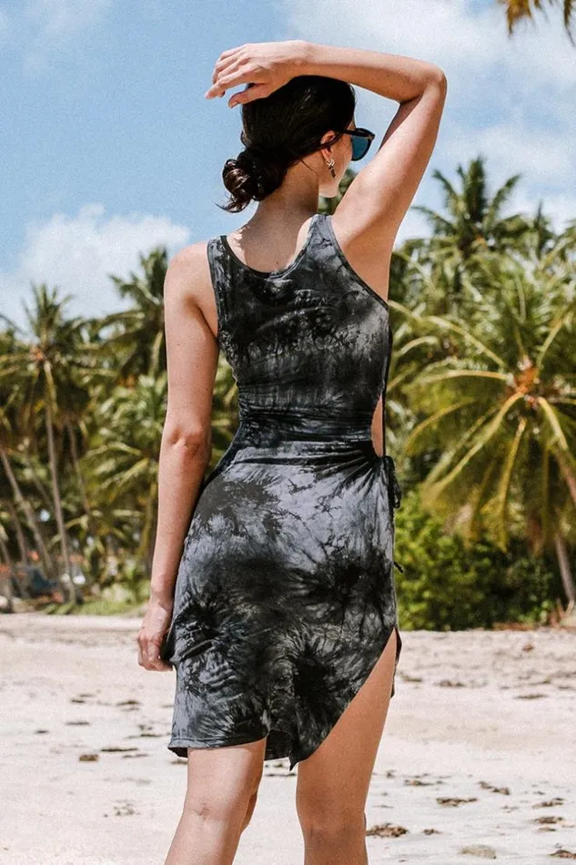 Women Short Dresses Cupshe Kasandra Tie Dye Bodycon Dress Multicolor