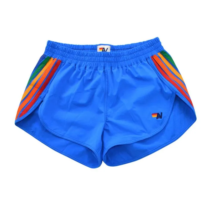 Women Shorts Aviator Nation 5 Stripe Flex Board Shorts 8211 Parrot Rainbow