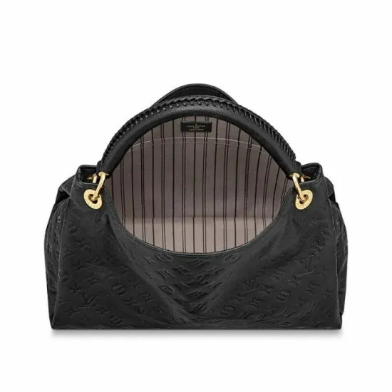 Women Shoulder and Totes Louis Vuitton Louis Vuitton Artsy MM M41066 Black White Navy Red 8211 Louis Vuitton Handbag Store