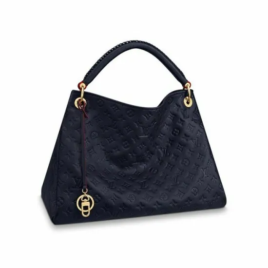 Women Shoulder and Totes Louis Vuitton Louis Vuitton Artsy MM M41066 Black White Navy Red 8211 Louis Vuitton Handbag Store