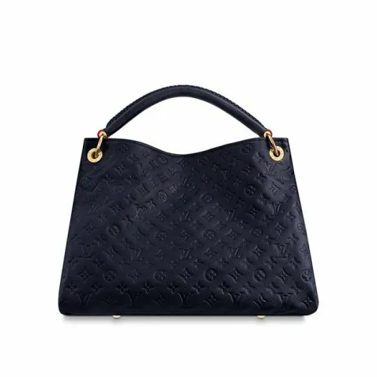 Women Shoulder and Totes Louis Vuitton Louis Vuitton Artsy MM M41066 Black White Navy Red 8211 Louis Vuitton Handbag Store