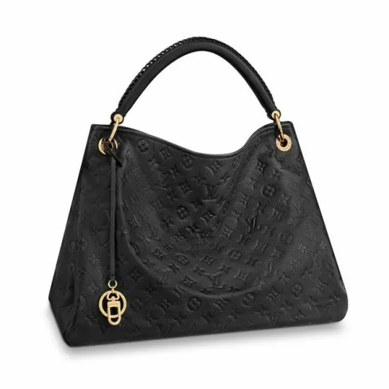 Women Shoulder and Totes Louis Vuitton Louis Vuitton Artsy MM M41066 Black White Navy Red 8211 Louis Vuitton Handbag Store