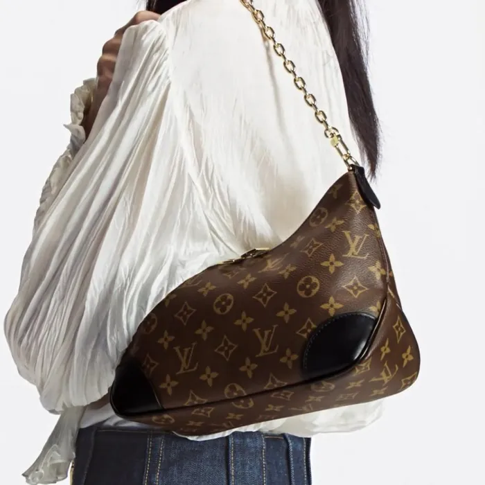 Women Shoulder and Totes Louis Vuitton Louis Vuitton M45831 Boulogne Black 8211 Louis Vuitton Handbag Store