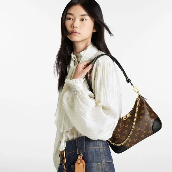 Women Shoulder and Totes Louis Vuitton Louis Vuitton M45831 Boulogne Black 8211 Louis Vuitton Handbag Store