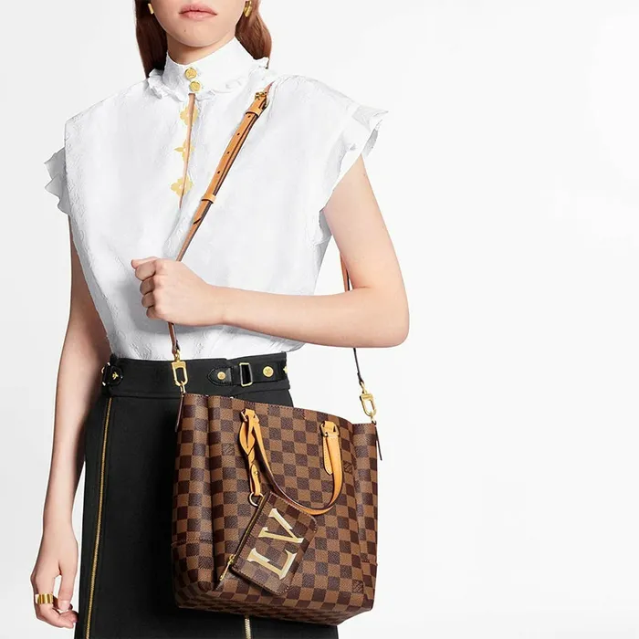 Women Shoulder and Totes Louis Vuitton Louis Vuitton N60296 Belmont PM 8211 Louis Vuitton Handbag Store