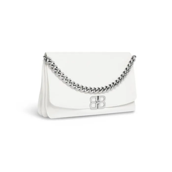 Women Shoulder Bags Balenciaga Bb Soft Large Flap Bag In Optic White