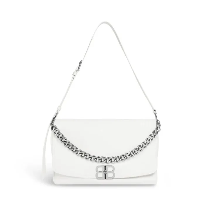 Women Shoulder Bags Balenciaga Bb Soft Large Flap Bag In Optic White