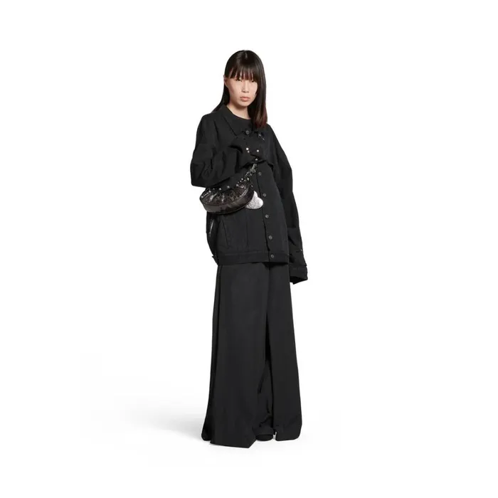 Women Shoulder Bags Balenciaga Le Cagole Xs Shoulder Bag Metallized In Dark Grey Women Shoulder Bags Balenciaga Le Cagole Xs Shoulder Bag Metallized In Dark Grey