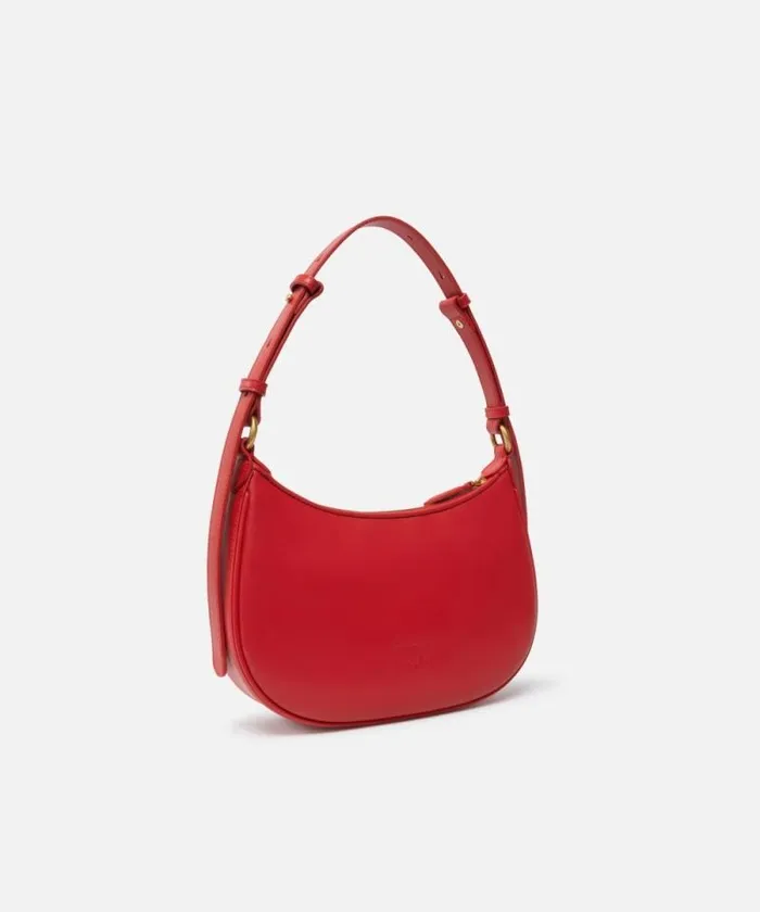 Women Shoulder Bags Pinko Mini LoveBag Half Moon Simply Redantiquegold Women Shoulder Bags Pinko Mini LoveBag Half Moon Simply Redantiquegold