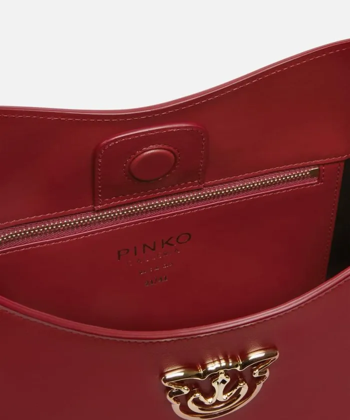 Women Shoulder Bags Pinko PINKO Galleria Hobo Shoulder Bag In Smooth Leather Cordovan Tanlightgold Women Shoulder Bags Pinko PINKO Galleria Hobo Shoulder Bag In Smooth Leather Cordovan Tanlightgold