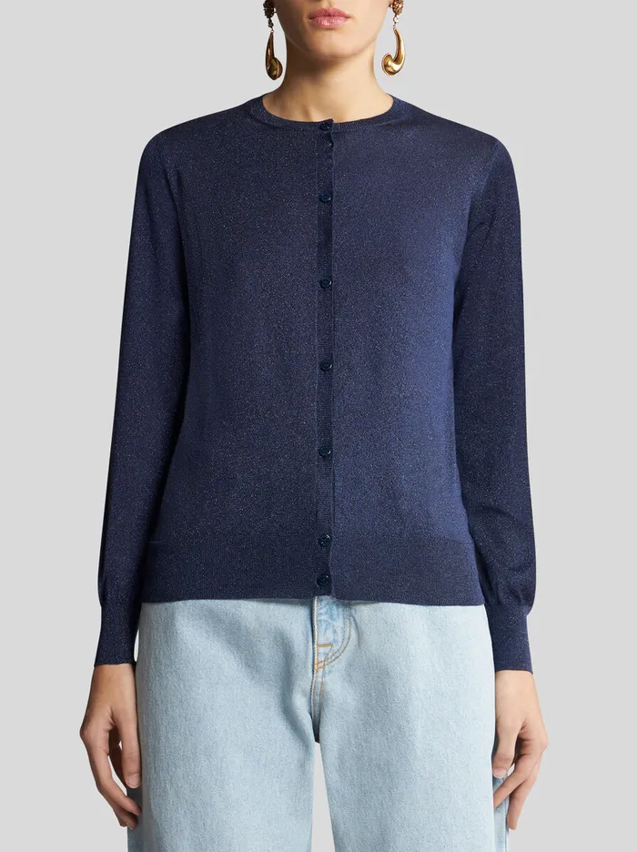Women SilkBlend Cardigan Etro Knitwear