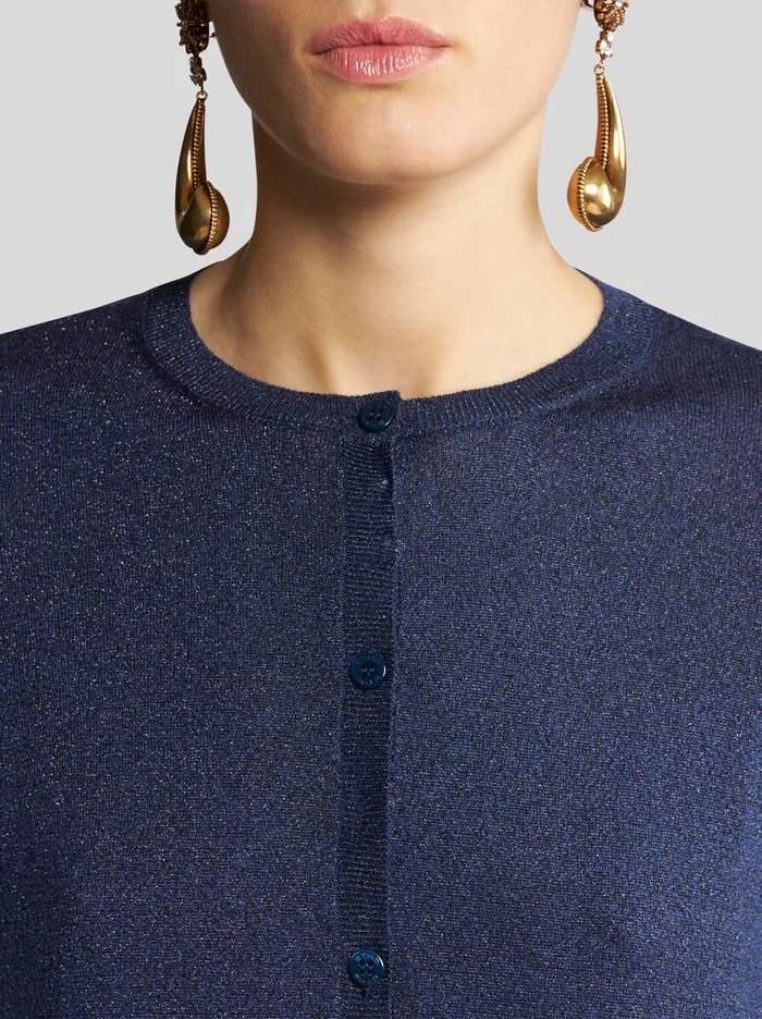 Women SilkBlend Cardigan Etro Knitwear