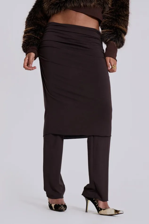 Women Sinu Skirt Layered Trousers Jaded London Trousers and Pants