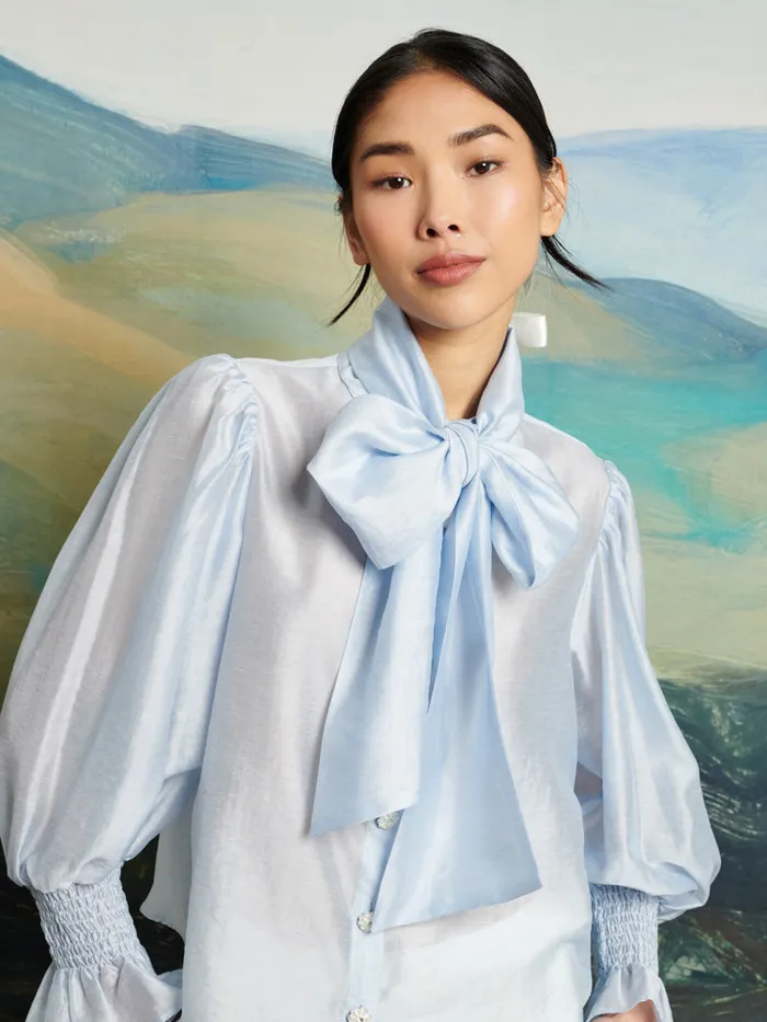 Women Sister Jane Tops DREAM Wind River Blouse Pale Blue