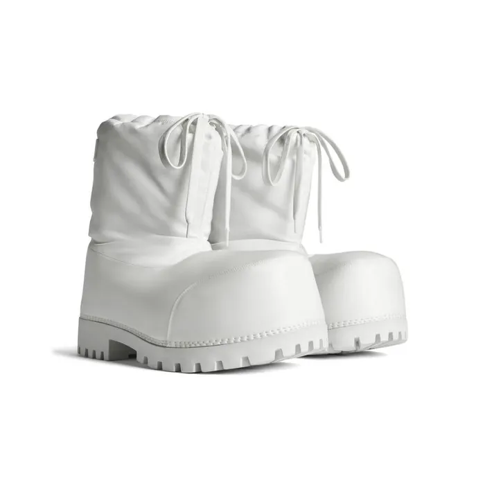 Women Ski Balenciaga Skiwear 8211 Alaska Low Boot In White