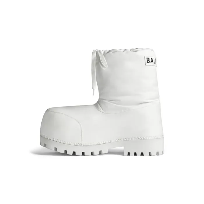 Women Ski Balenciaga Skiwear 8211 Alaska Low Boot In White