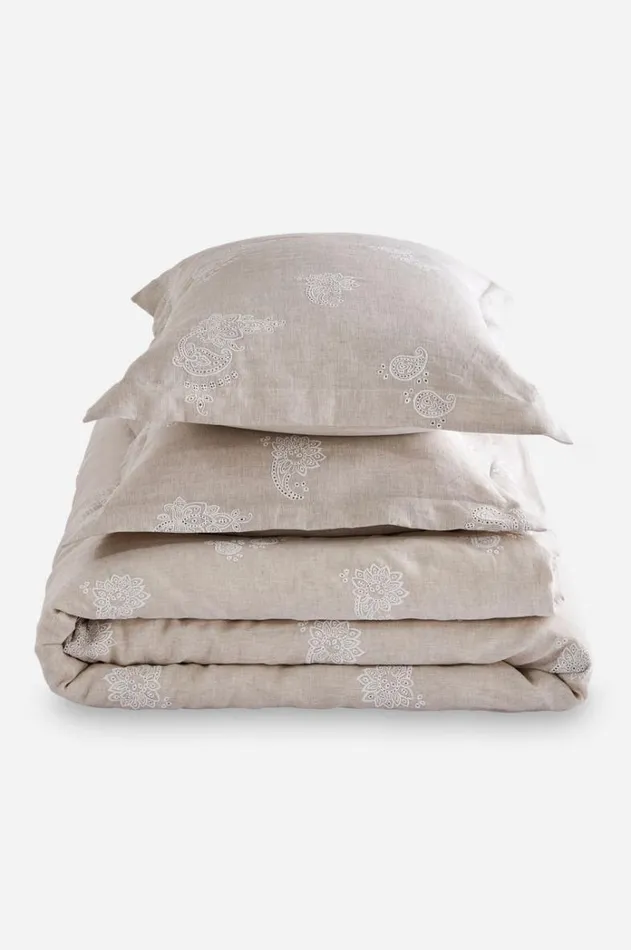 Women Skyler Eyelet Linen Standard Shams Sand Johnny Was Bedding Women Skyler Eyelet Linen Standard Shams Sand Johnny Was Bedding