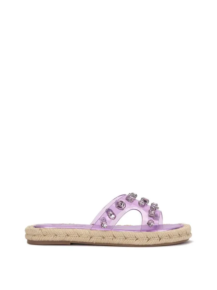 Women Slides and Mules Jessica Simpson Jinka Espadrille Sandal In Purple