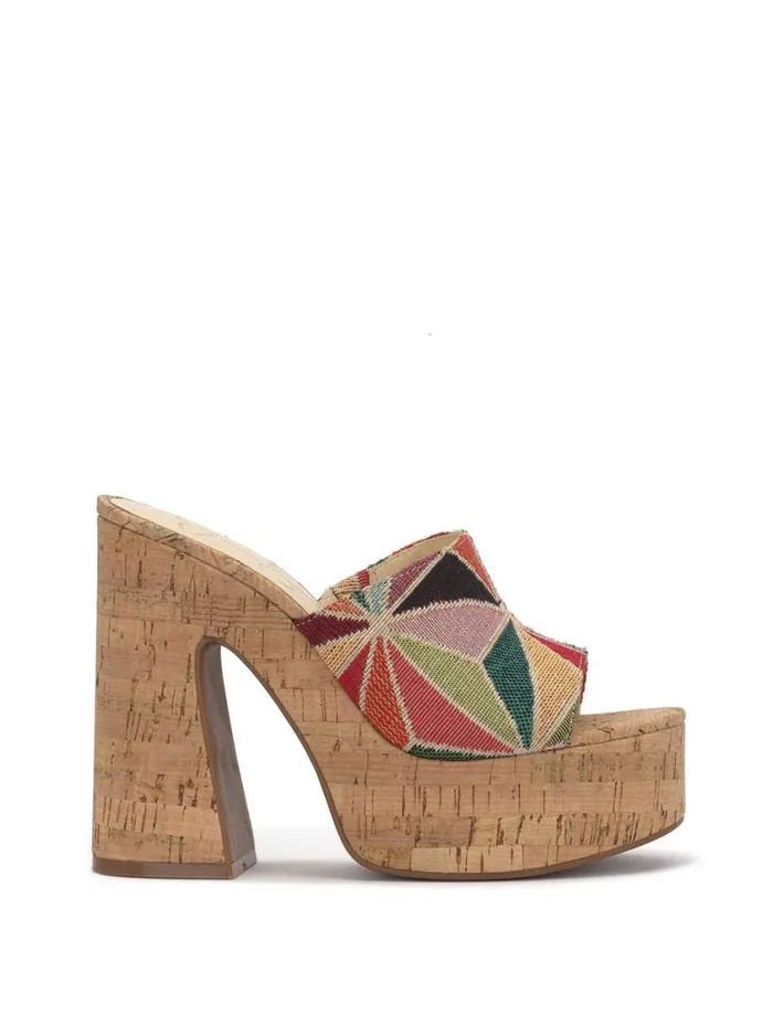 Women Slides and Mules Jessica Simpson Xona Platform Sandal In Moroccan