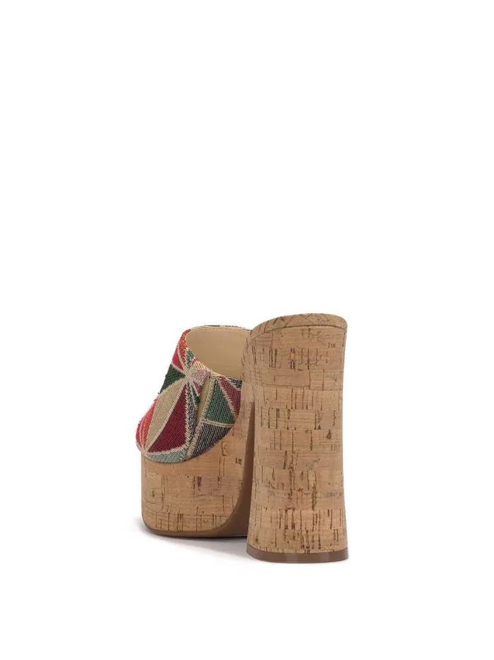 Women Slides and Mules Jessica Simpson Xona Platform Sandal In Moroccan