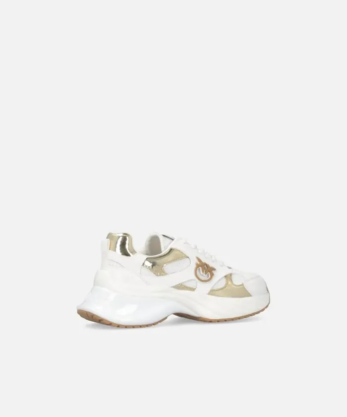 Women Sneakers Pinko Ariel Mirrorfinish Sneakers Whiteplatinum Women Sneakers Pinko Ariel Mirrorfinish Sneakers Whiteplatinum