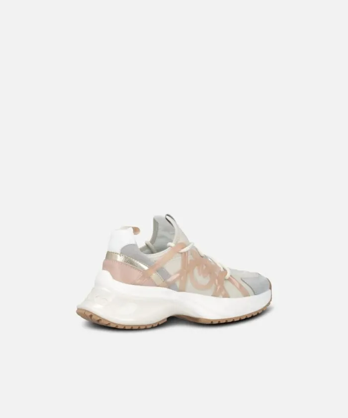 Women Sneakers Pinko ARIEL Sliponsneakers With Laminated Detail Milknude Women Sneakers Pinko ARIEL Sliponsneakers With Laminated Detail Milknude